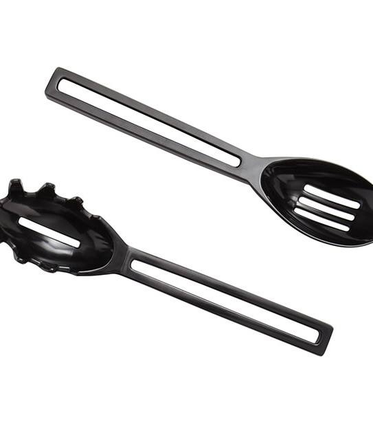 Zak 7 Piece Melamine Utensils Set - Black