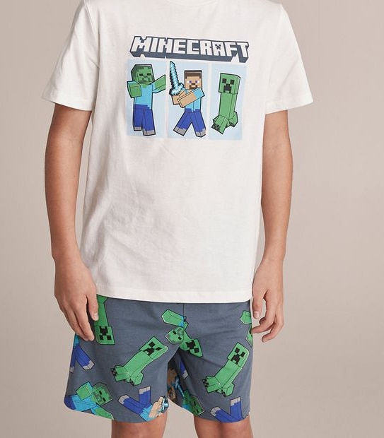 Minecraft Cotton Pyjama Set