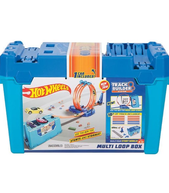 Hot Wheels&reg; Track Builder Multi Loop Box