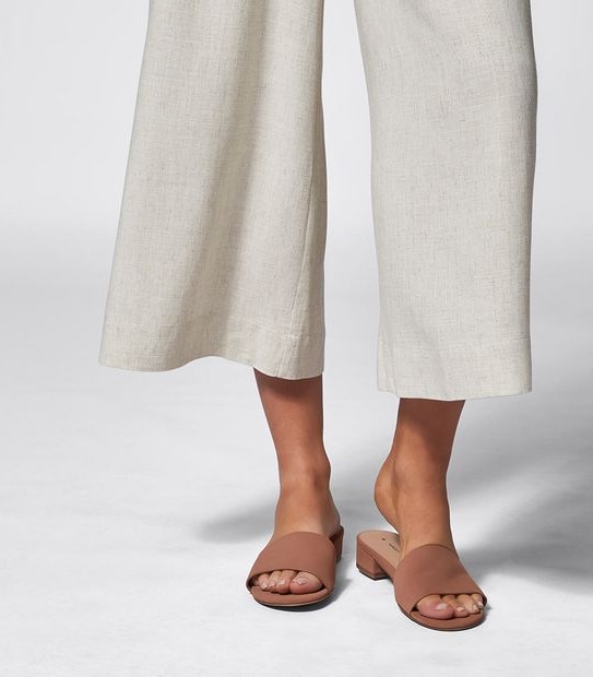 Lily Loves Linen Blend Wide Leg Pants - Neutral