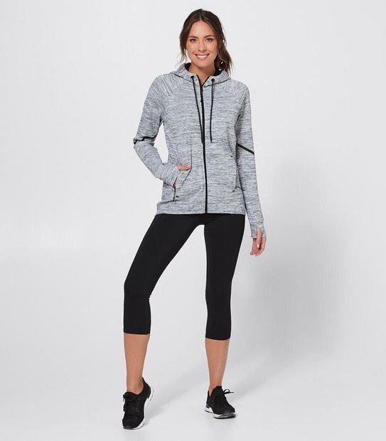 Active Tech Fleece Jacket - Light Grey Marle