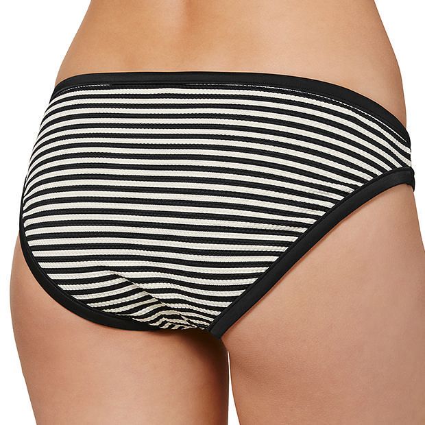 Textured Bikini Briefs Black Stripes Target Australia