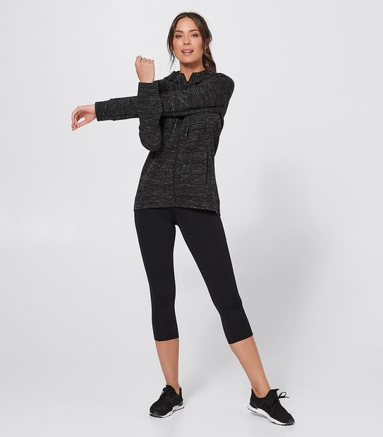Active Tech Fleece Jacket - Charcoal Marle