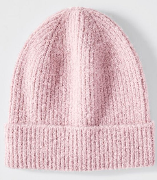 Basic Ribbed Beanie - Pink