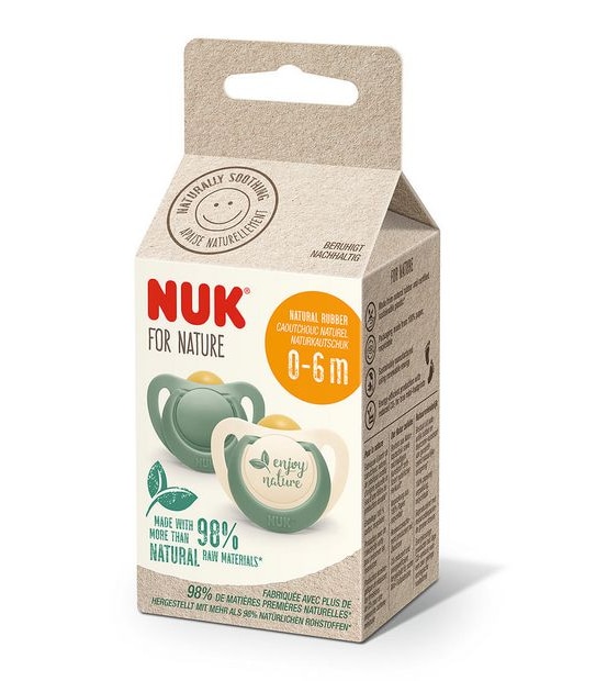 NUK Natural Soother 0-6m - Assorted*