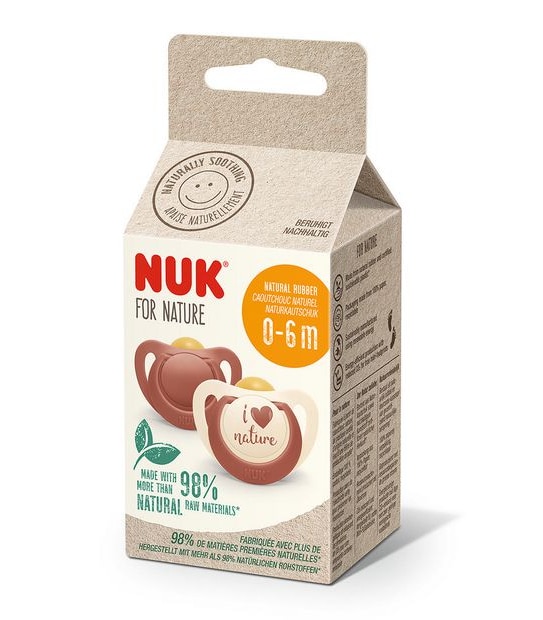 NUK Natural Soother 0-6m - Assorted*