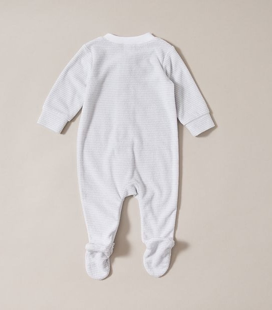 Baby Stripe Terry Coverall