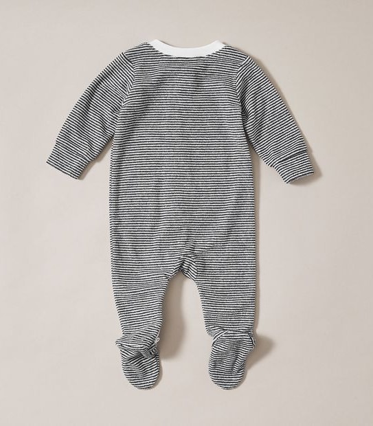 Baby Stripe Terry Coverall
