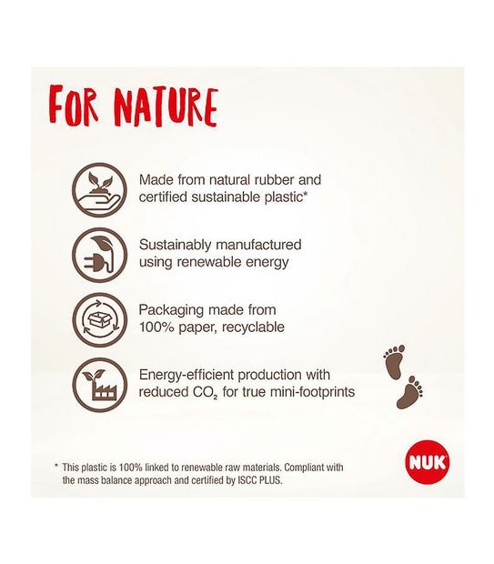 NUK Natural Soother 0-6m - Assorted*
