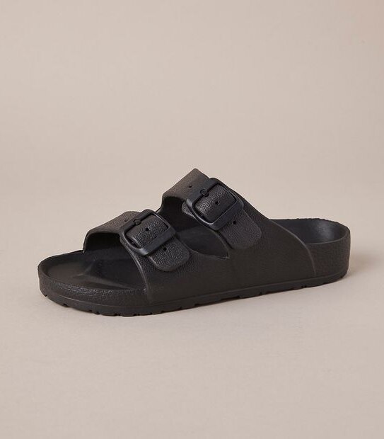 Womens Double Buckle Sandals Myah Black Target Australia