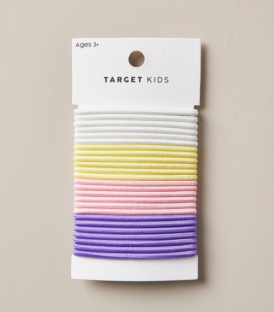 25 Pack Hair Elastics