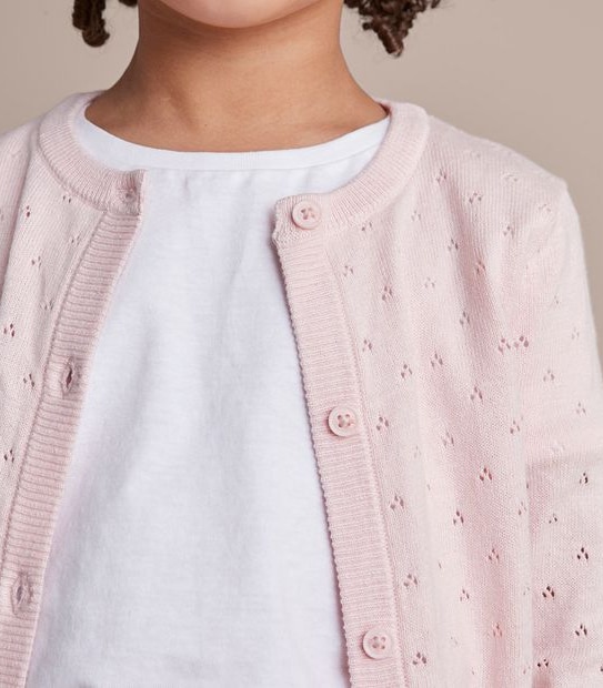Pointelle Cardigan