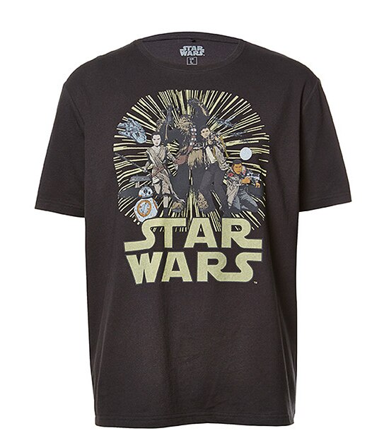 Men's Star Wars Short Sleeve Printed T-Shirt - Black
