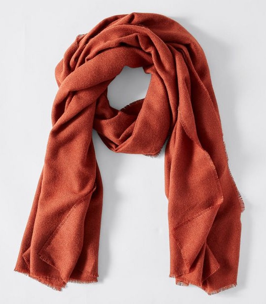 Classic Woven Scarf - Orange
