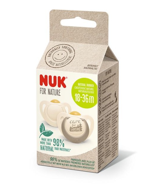 NUK Natural Soother 18-36m - Assorted*