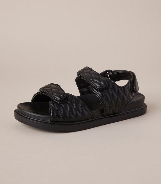 Womens Meghan Double Touch Fastener Sandals