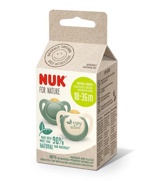 NUK Natural Soother 18-36m - Assorted*