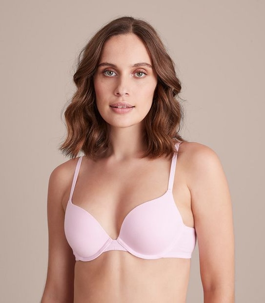 Cotton Push Up Bra; Style: TLGBB080 - Pink Tulle