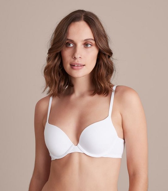 Cotton Push Up Bra; Style: TLGBB080 - White