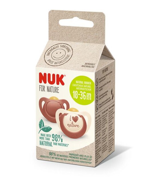 NUK Natural Soother 18-36m - Assorted*