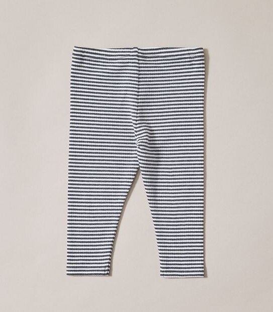 Baby Organic Cotton Stripe Leggings