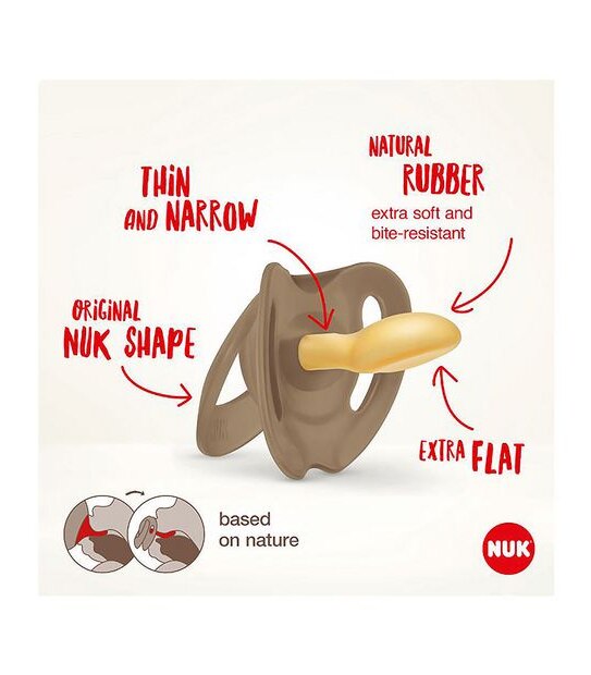 NUK Natural Soother 18-36m - Assorted*