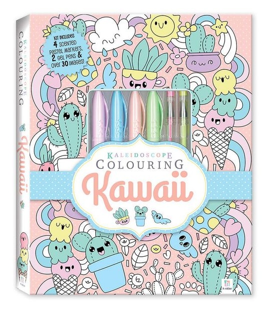 Kaleidoscope Colouring: Kawaii