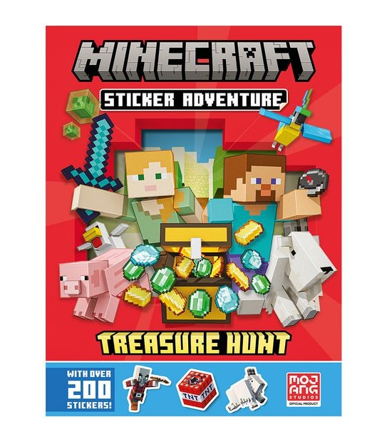 Minecraft Sticker Adventure Treasure Hunt-Mojang Ab
