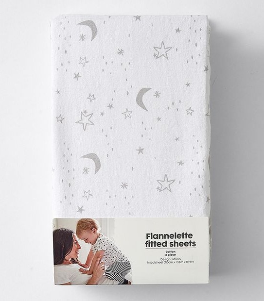 Baby 2 Piece Flannelette Sheets