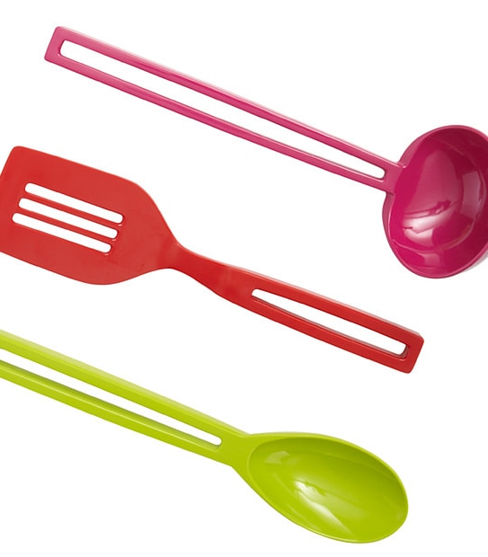 Zak 7 Piece Melamine Utensils Set - Multi-Coloured