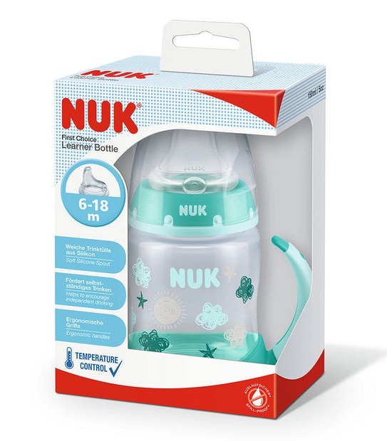 NUK FC Learner Bottle with Temperature Control 150ml - Assorted*