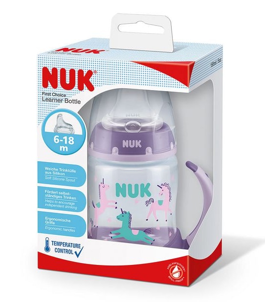 NUK FC Learner Bottle with Temperature Control 150ml - Assorted*