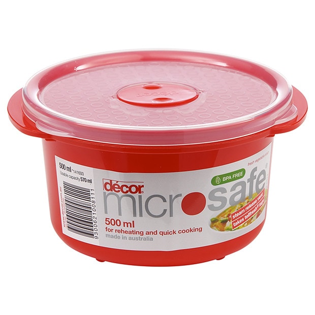 Décor Microsafe 500ml Round Storer Décor Microsafe 500ml Round Storer