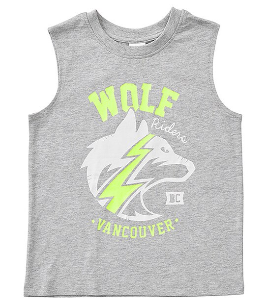 Wolf Print Muscle Top