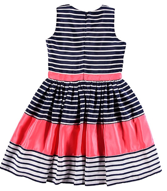 Girls' Stripe Party Dress
