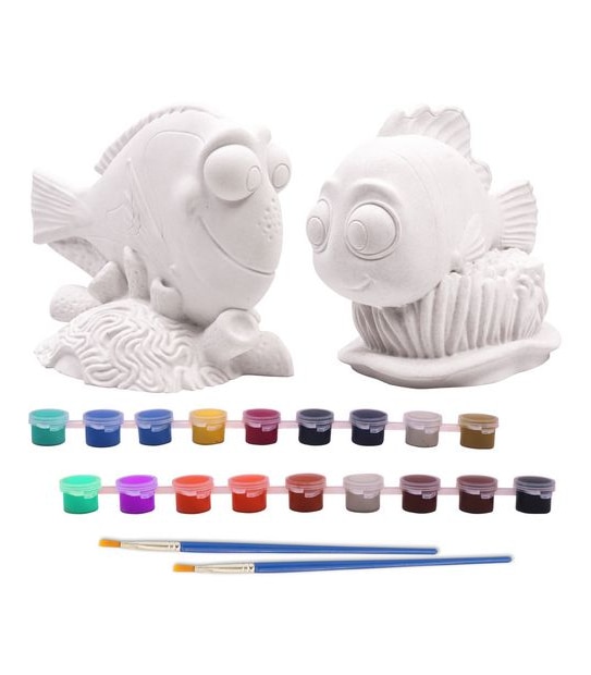 Disney Pixar Paint Your Own Plaster Characters - Nemo & Dori