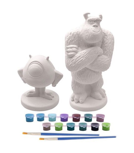Disney Pixar Paint Your Own Plaster Characters - Sully & Mike