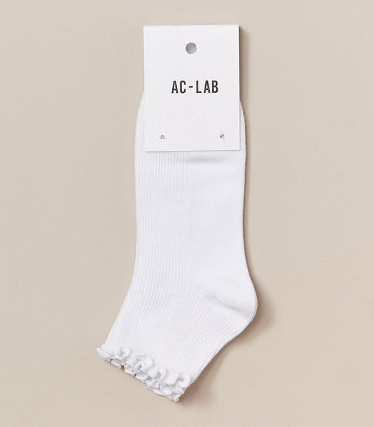 Quarter Crew Frill Socks ACLab White Target Australia