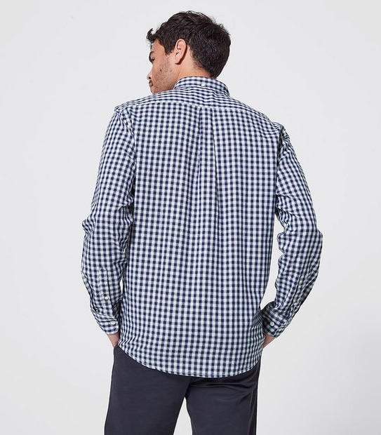 Oxford Shirt - Navy Check