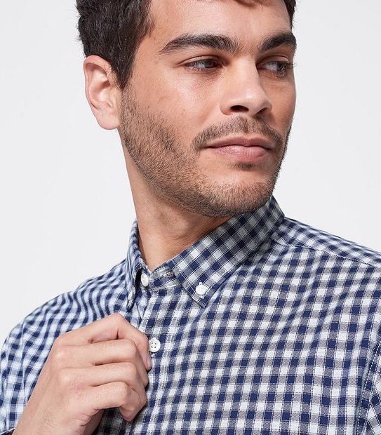 Oxford Shirt - Navy Check