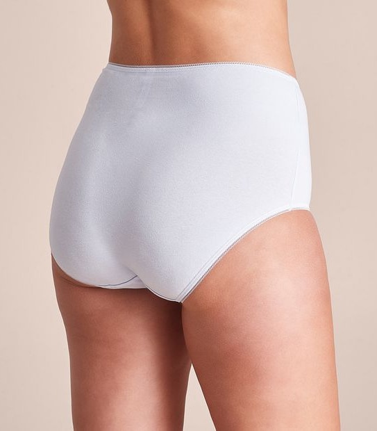 5 Pack Fuller Figure Cotton/Elastane Full Briefs; Style: LFB183554