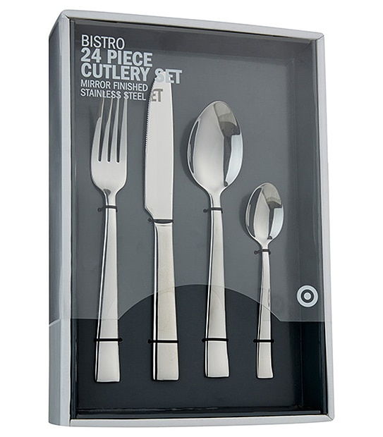Bistro 24 Piece Cutlery Set