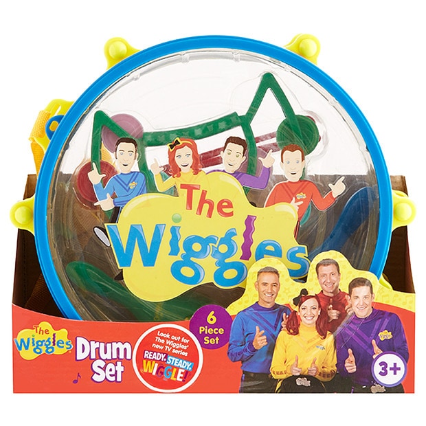 The Wiggles 6 Piece Drum Set The Wiggles 6 Piece Drum Set