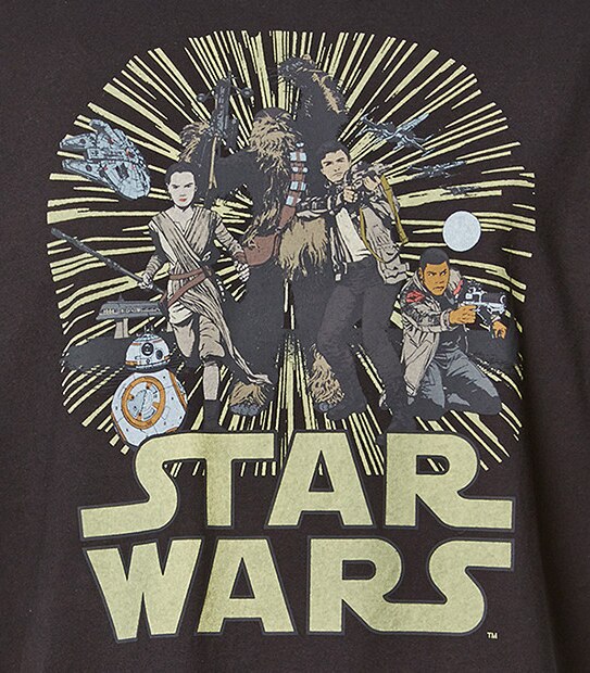 Men's Star Wars Short Sleeve Printed T-Shirt - Black