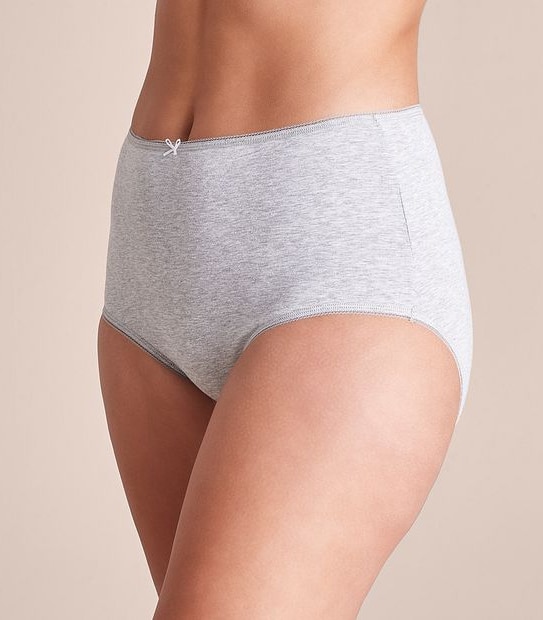 5 Pack Fuller Figure Cotton/Elastane Full Briefs; Style: LFB183554