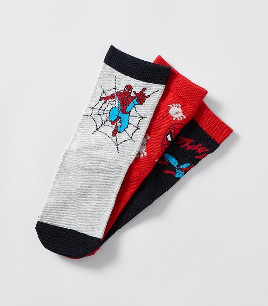3 Pack Marvel Spiderman Socks