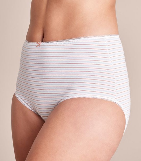 5 Pack Fuller Figure Cotton/Elastane Full Briefs; Style: LFB183554
