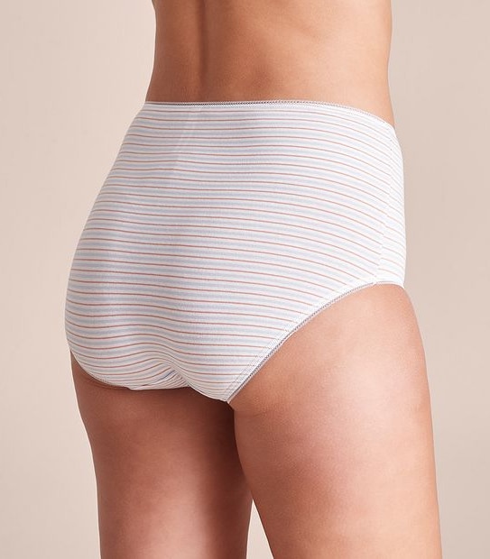 5 Pack Fuller Figure Cotton/Elastane Full Briefs; Style: LFB183554