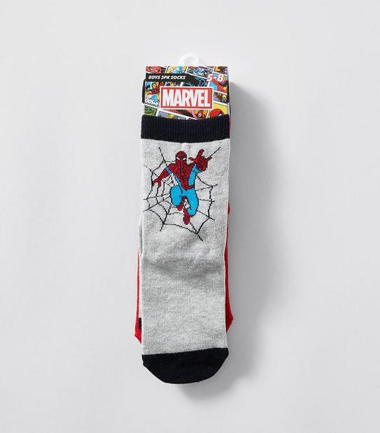 3 Pack Marvel Spiderman Socks