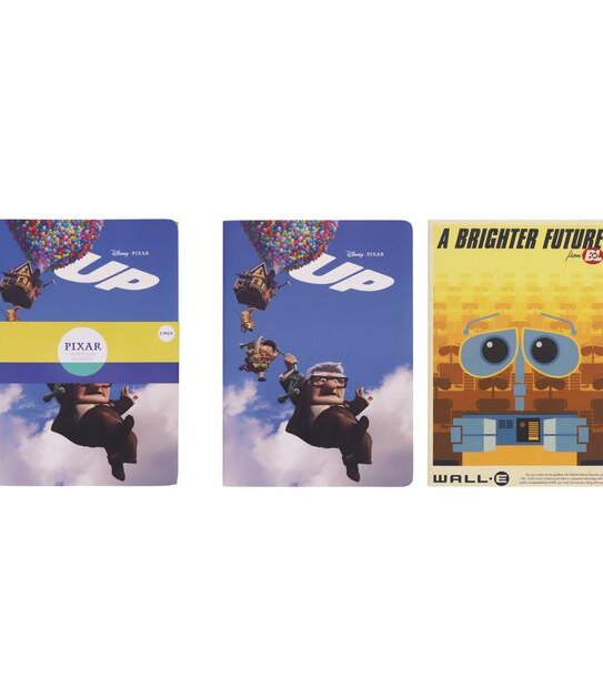 Disney Pixar 2 Pack A5 Notebooks - Wall-E & UP